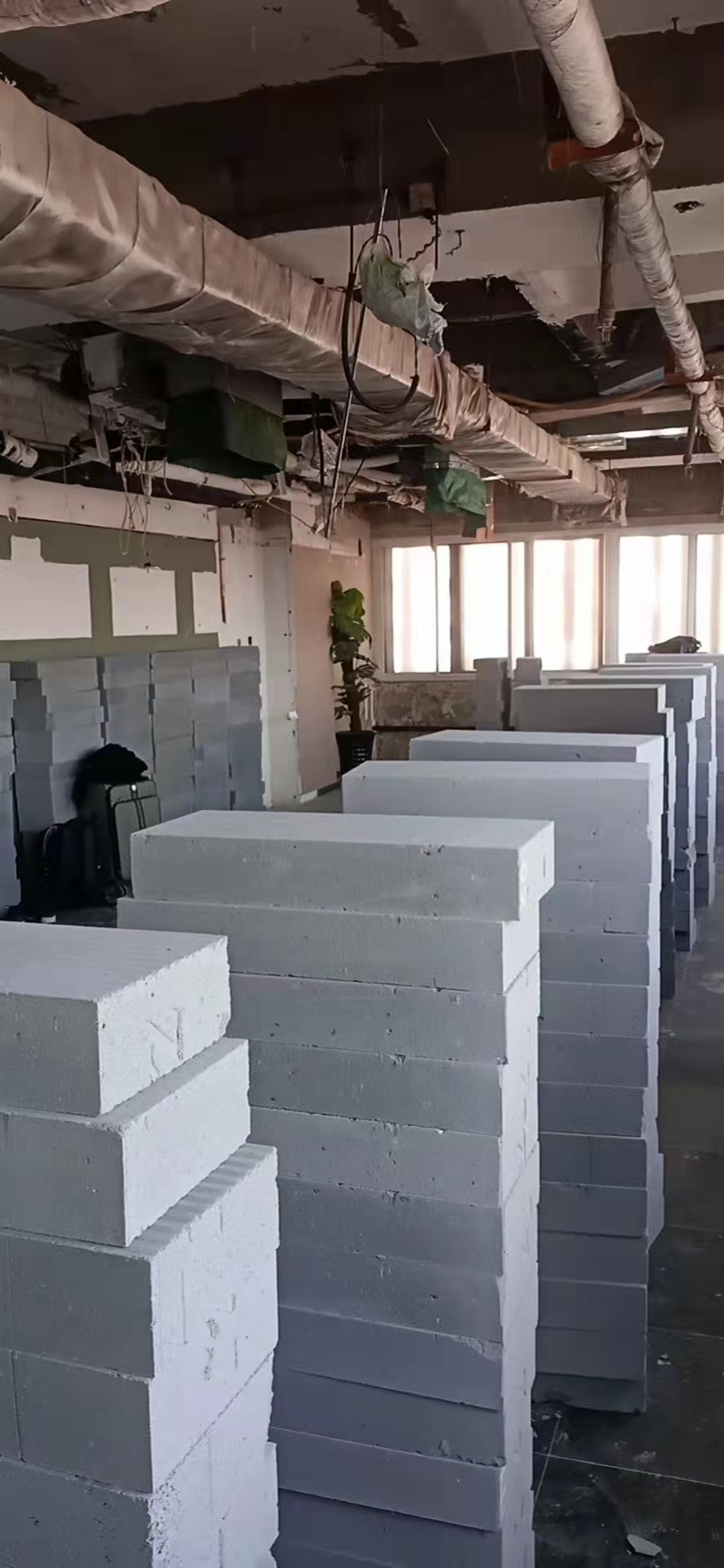 泡沫砖隔墙场景